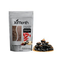 Ten condensed foot soak gel beads containing natural ingredients like mugwort and aloe