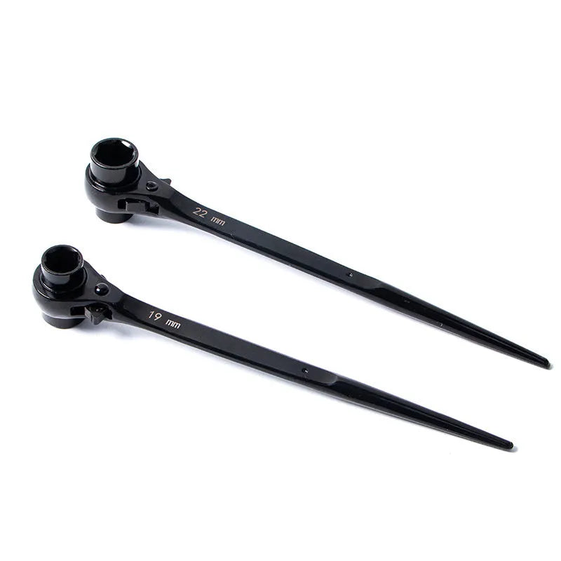 22-24mm plum pointed tail ratchet wrench made from high carbon steel