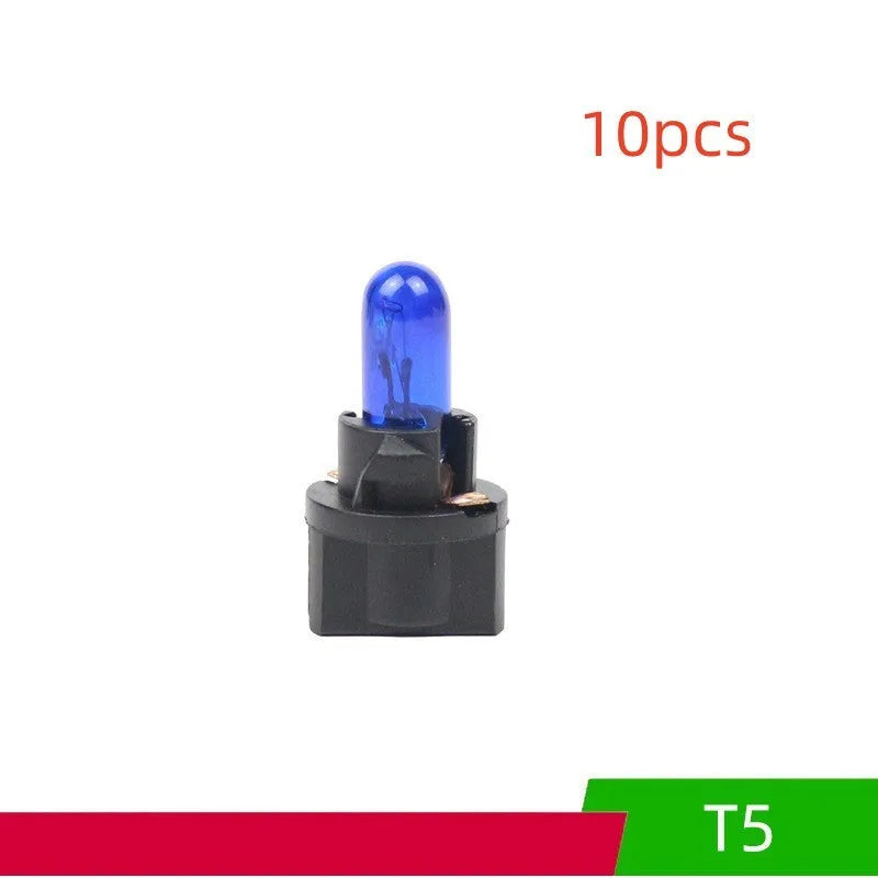 T5 12V 1.2W quartz glass car bubble meter indicator light for dashboard gauges
