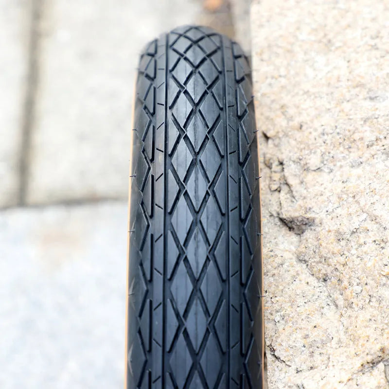 Brown 20 x 4.0 inch rubber tyre for electric beach car and snowmobile