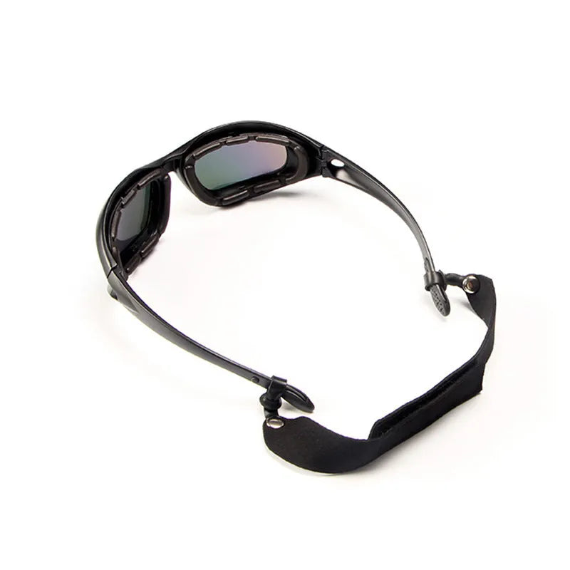 Tactical sports sunglasses with polarised lenses for outdoor cycling