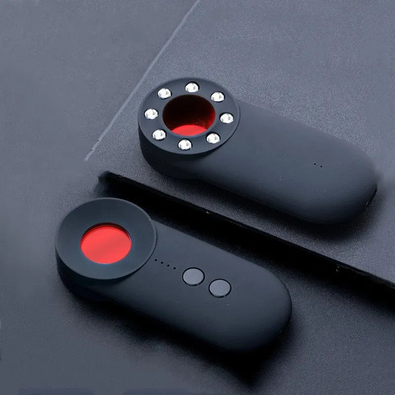 Black GPS and camera detection device for anti-theft surveillance measuring 93.8mm by 38mm