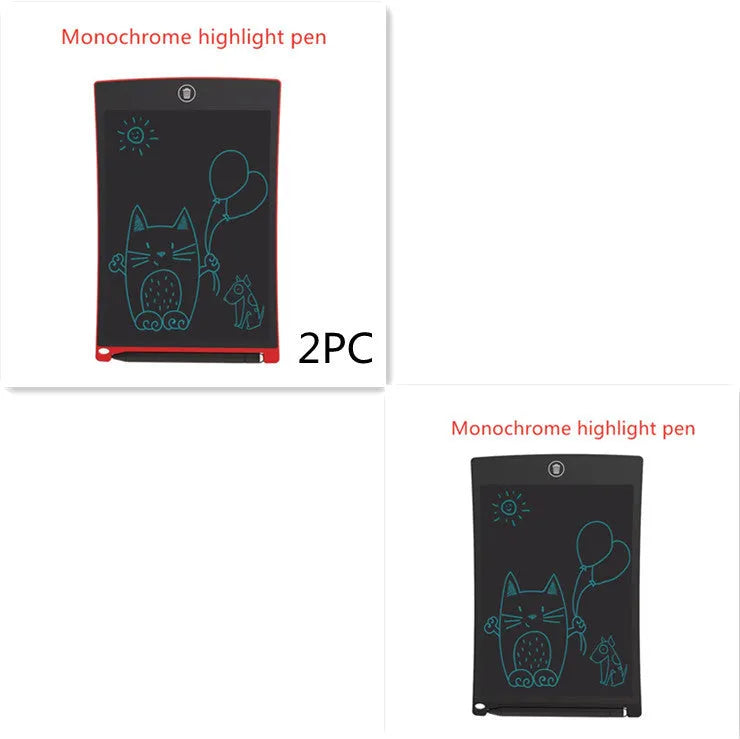 8.5 inch black LCD writing tablet H8S with flexible display and one-key clear button
