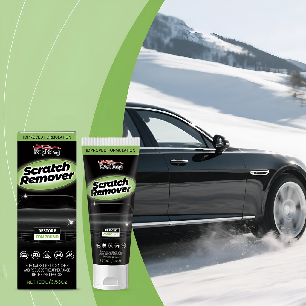 100g car scratch recovery cream tube with applicator sponge for automotive paintwork imperfections