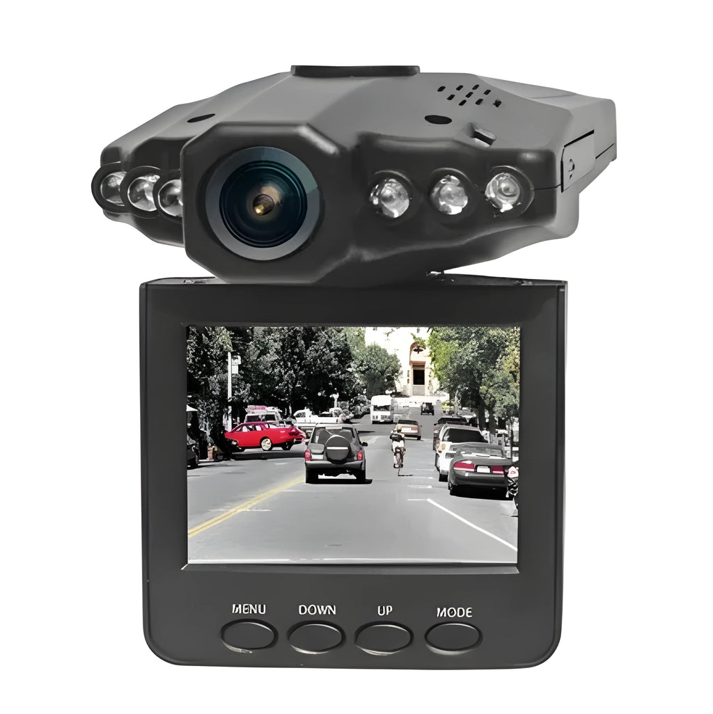 H198 HD infrared night vision car DVR recorder with 2.4-inch screen and parking monitor