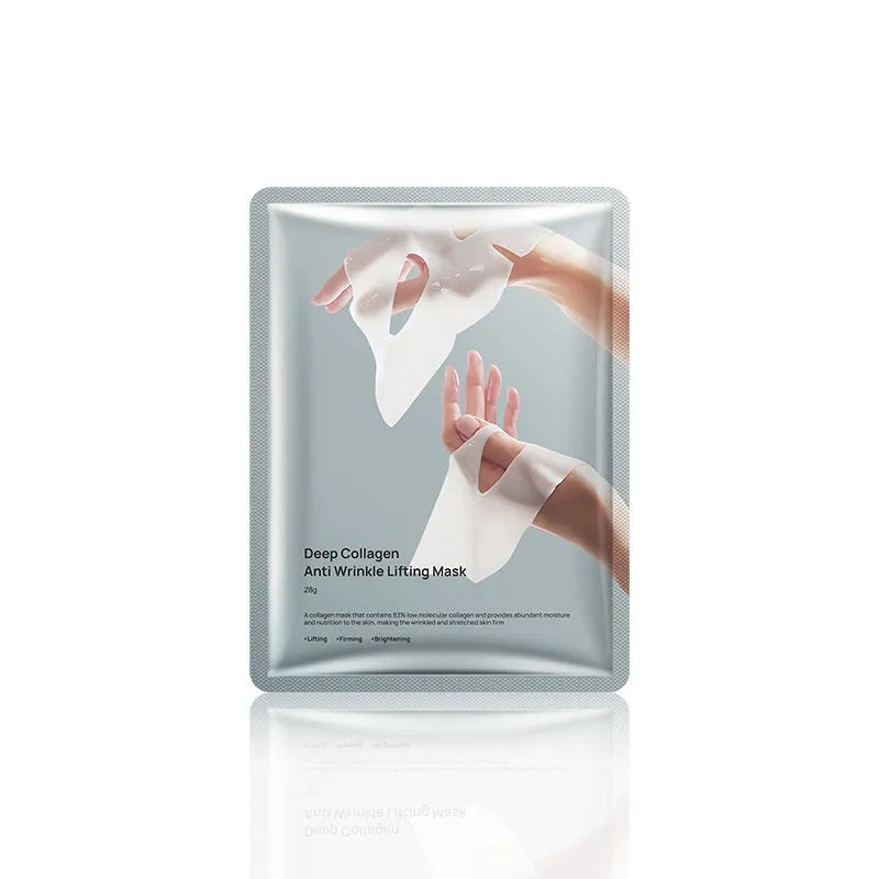 Collagen anti-wrinkle moisturising facial mask sheet with 28ml serum for universal skin types