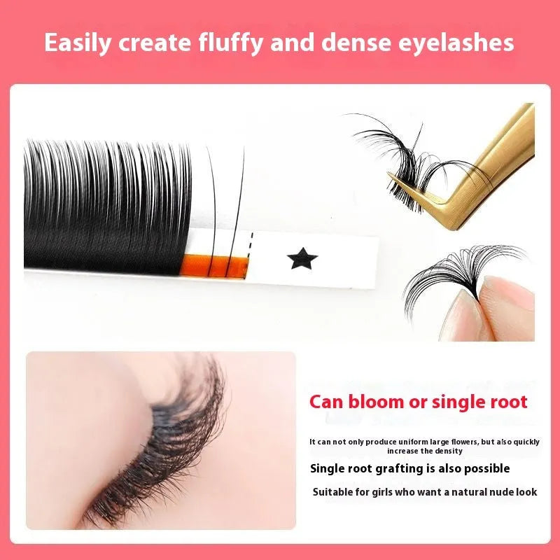 16-row dense false eyelashes made from mink hair available in multiple specifications and lengths