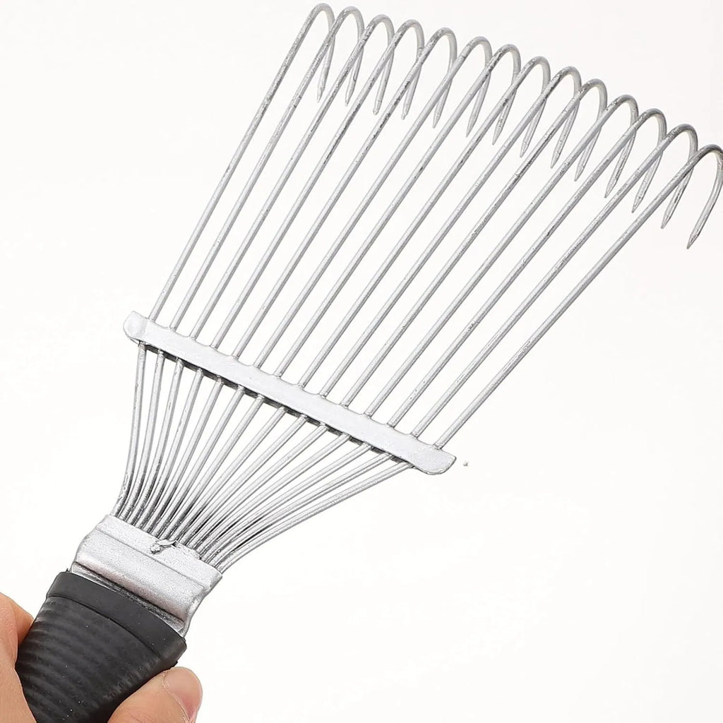 Stainless steel dematting brush with metal teeth for horse cattle dog grooming