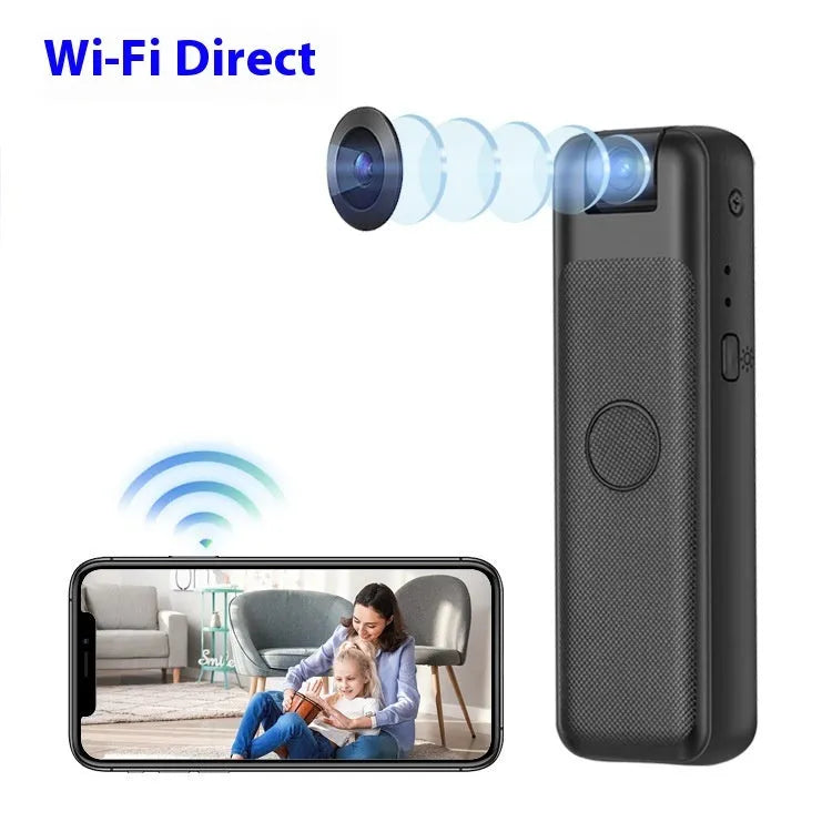 Black surveillance camera with type-c connector and 30cm cable for conference use