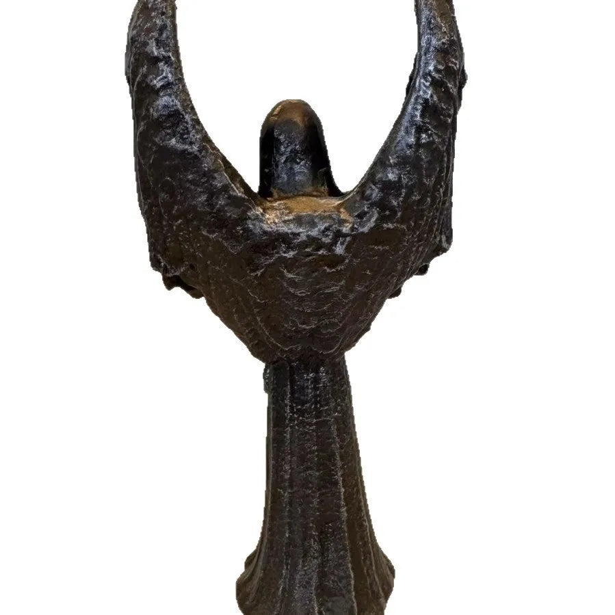 Dark Angel resin statue ornament figurine with gothic theme on display