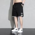 Boys cotton shorts in black, khaki, and white colors with mid waist design
