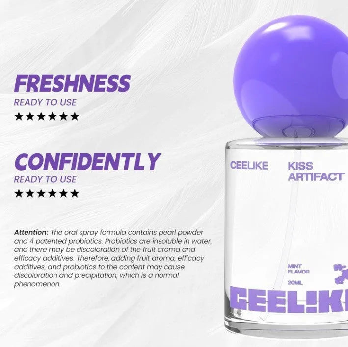 20ml probiotic oral care spray bottle with refillable design for portable breath freshness