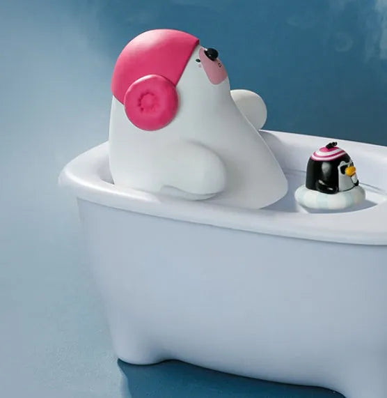 White USB air humidifier and aromatherapy diffuser with large water tank on a desk