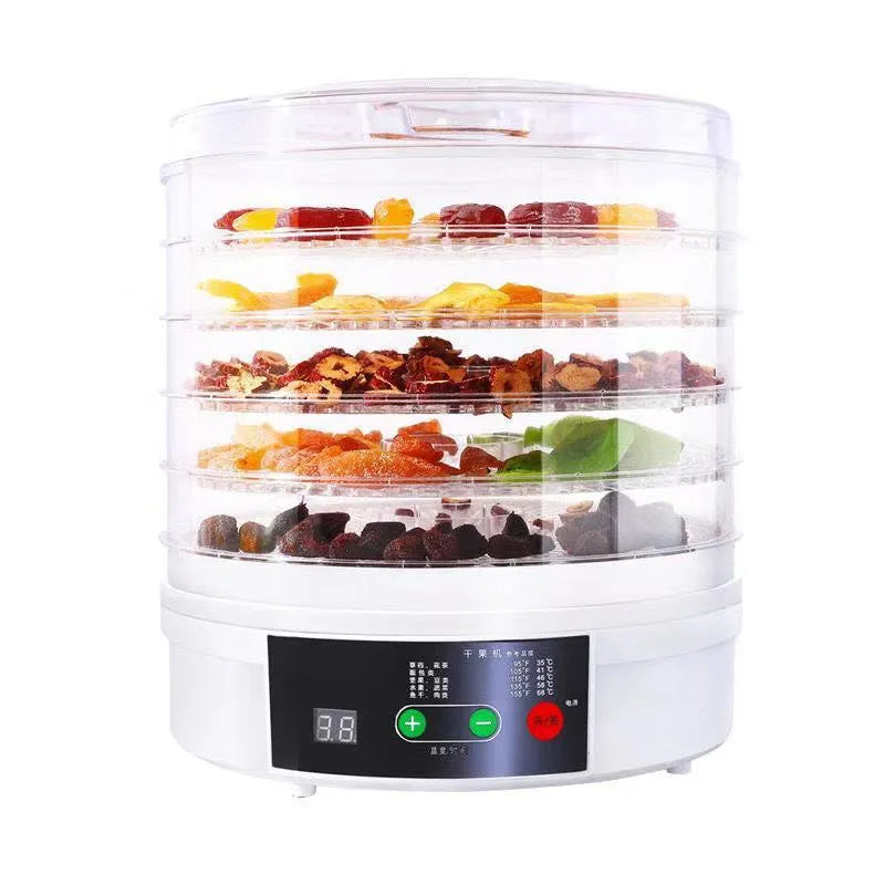 Five-layer household fruit dehydrator food dryer with UK plug