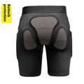 X-ray diffraction ski protective inner wear cushions for hip and knee protection during sports