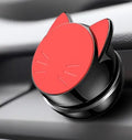 OATSBASF universal magnetic car phone holder with 360-degree rotation in black, white, and brilliant red