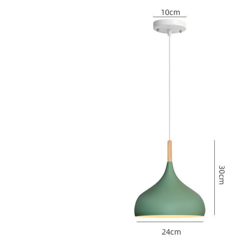Modern zinc alloy fishline pendant lamp with adjustable aluminium alloy body in various colours