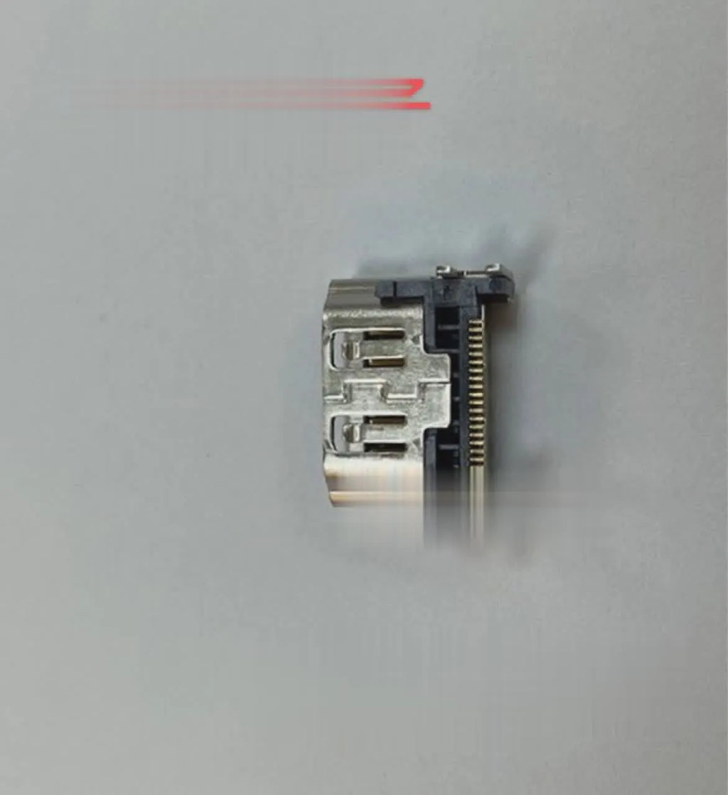 Silver HDMI interface host socket for gaming machines and arcade equipment