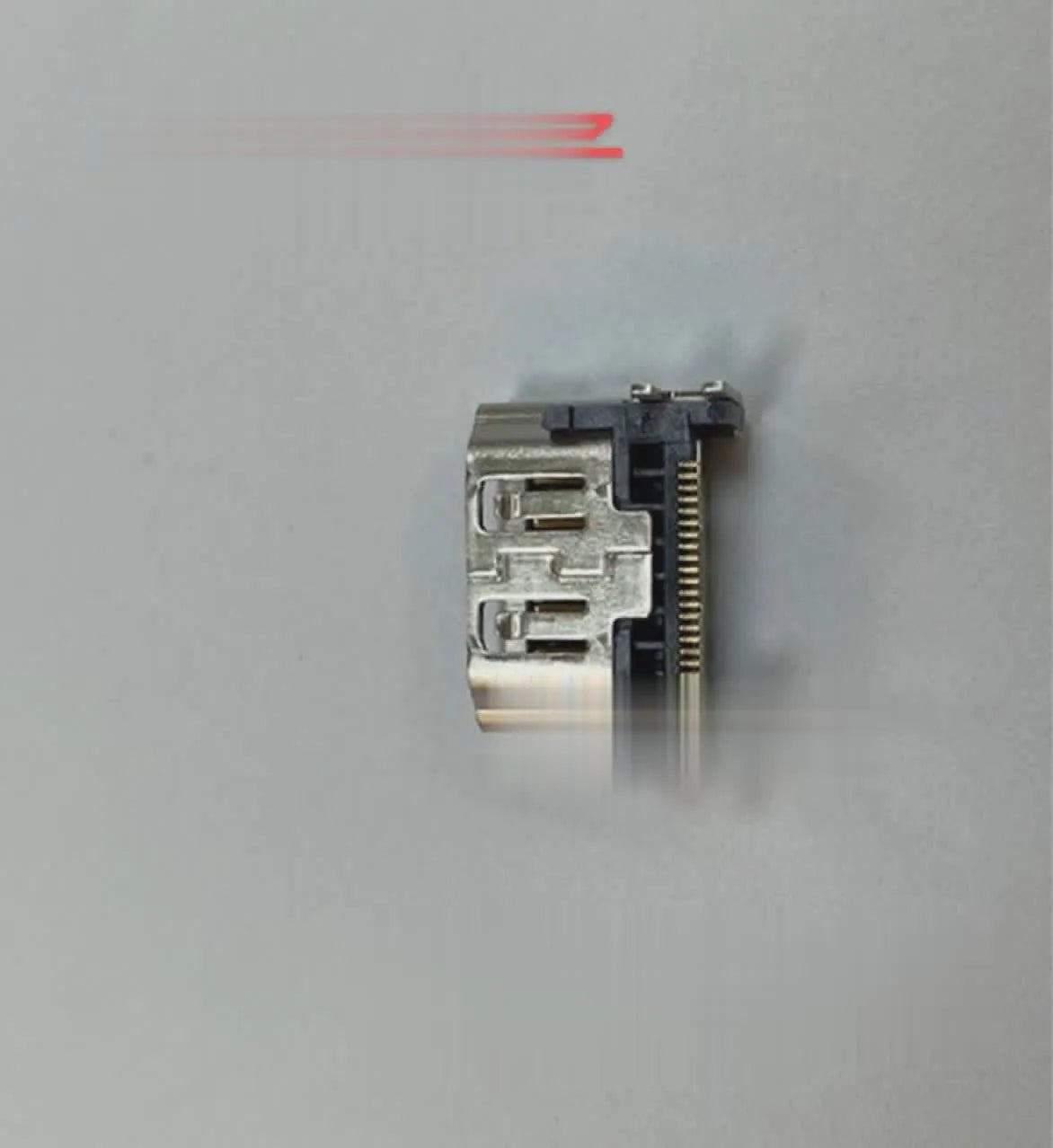 Silver HDMI interface host socket for gaming machines and arcade equipment