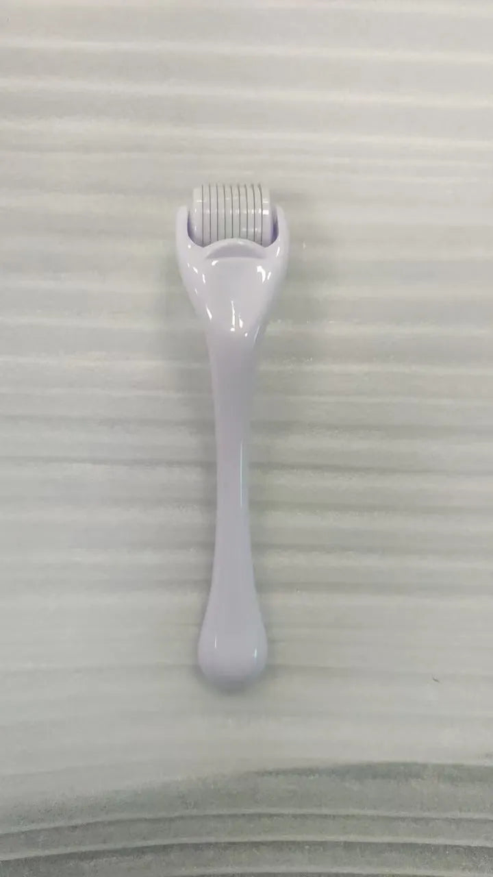 540 micro needle roller device showing multiple colour options and needle specifications for skincare treatments