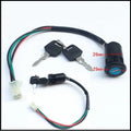 Waterproof electric car door lock with plastic housing and multiple wiring configuration options
