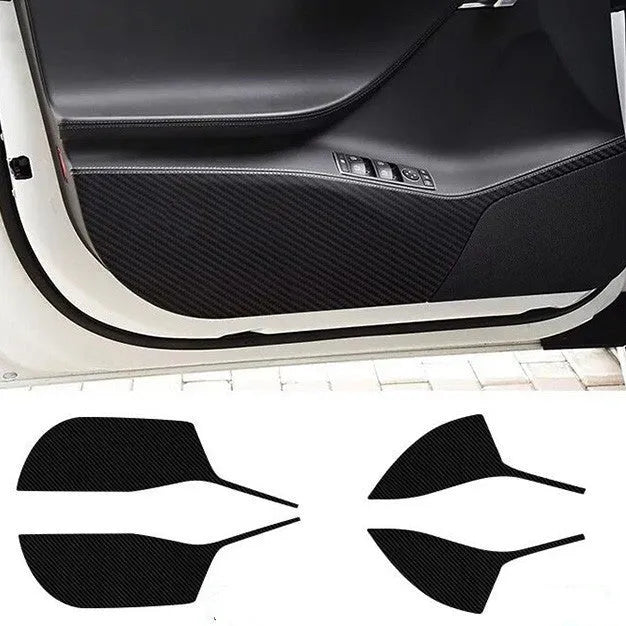 Clear carbon fibre protective film for Tesla Model S front and rear car doors