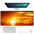 Creative student desktop keyboard pad with non-slip rubber base and wrist guard in multiple colour and size options.