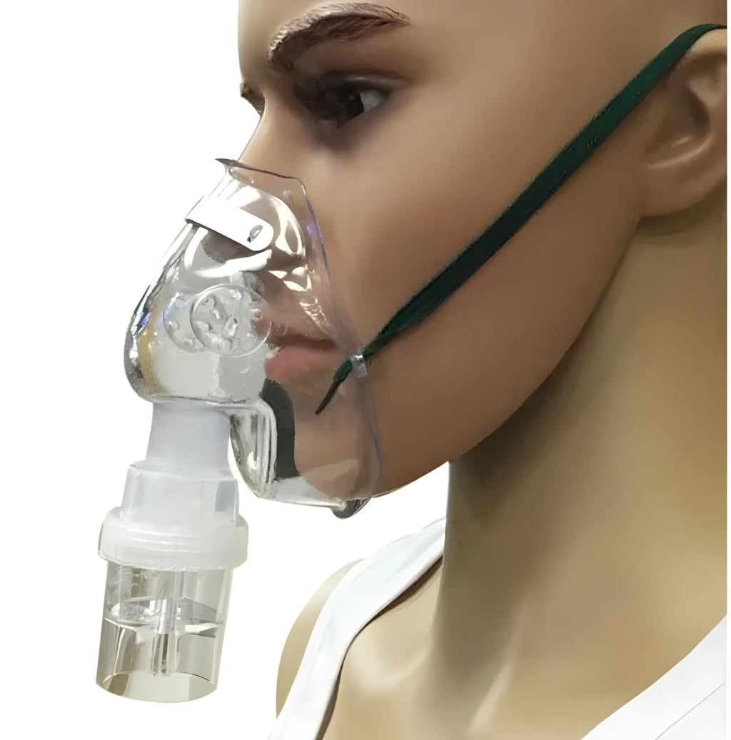 Two soft rubber mask aid loops for relieving ear pressure from face masks.