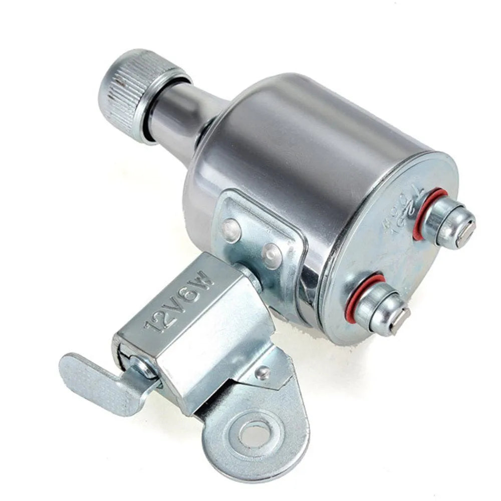 Silver aluminium bicycle dynamo light kit with generator, headlight, and tail light for friction-powered illumination.