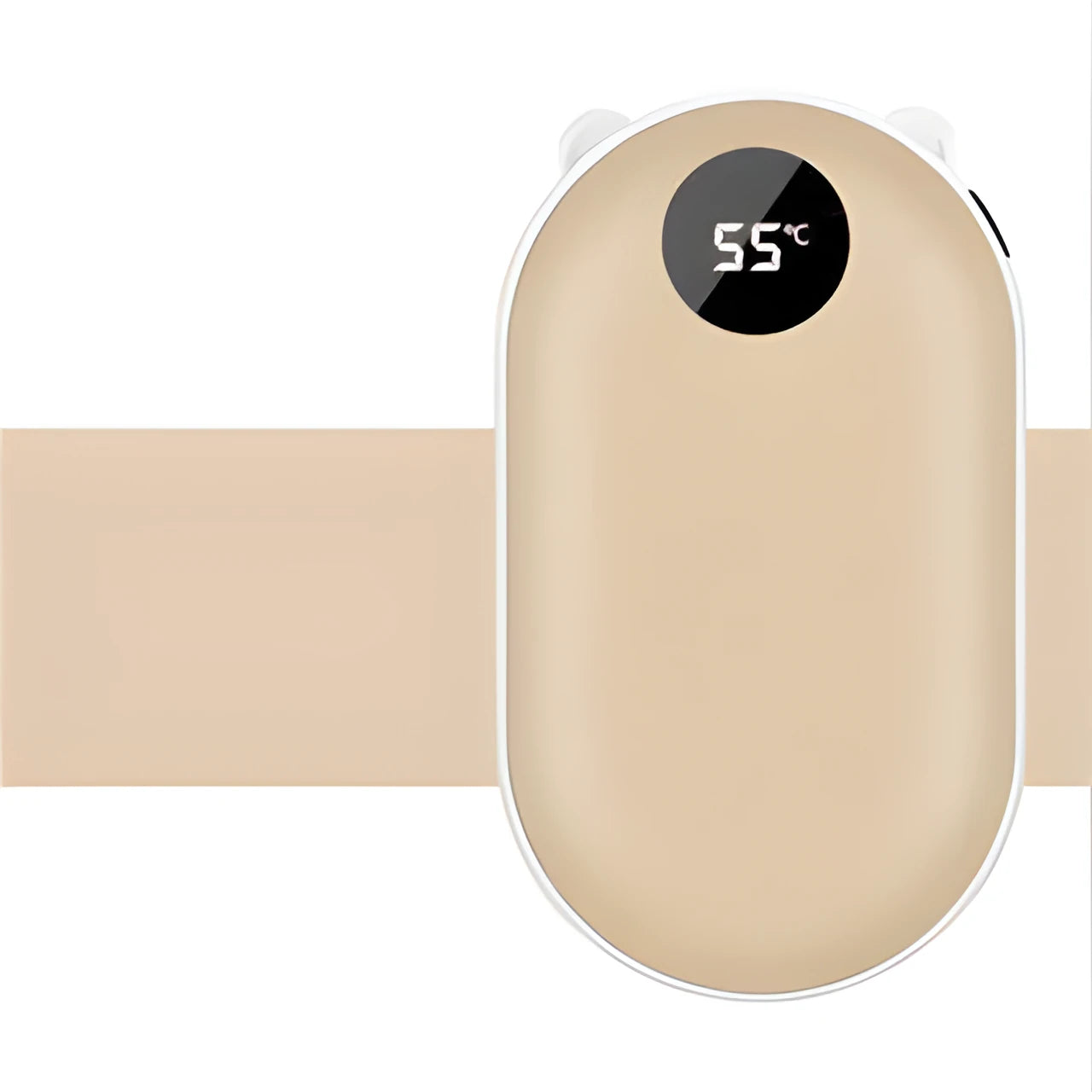 Compact rechargeable hand warmer and power bank in multiple colour options including digital display models.