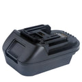 Black Milwaukee to Makita battery adaptor converter for DM18M to H99F compatibility