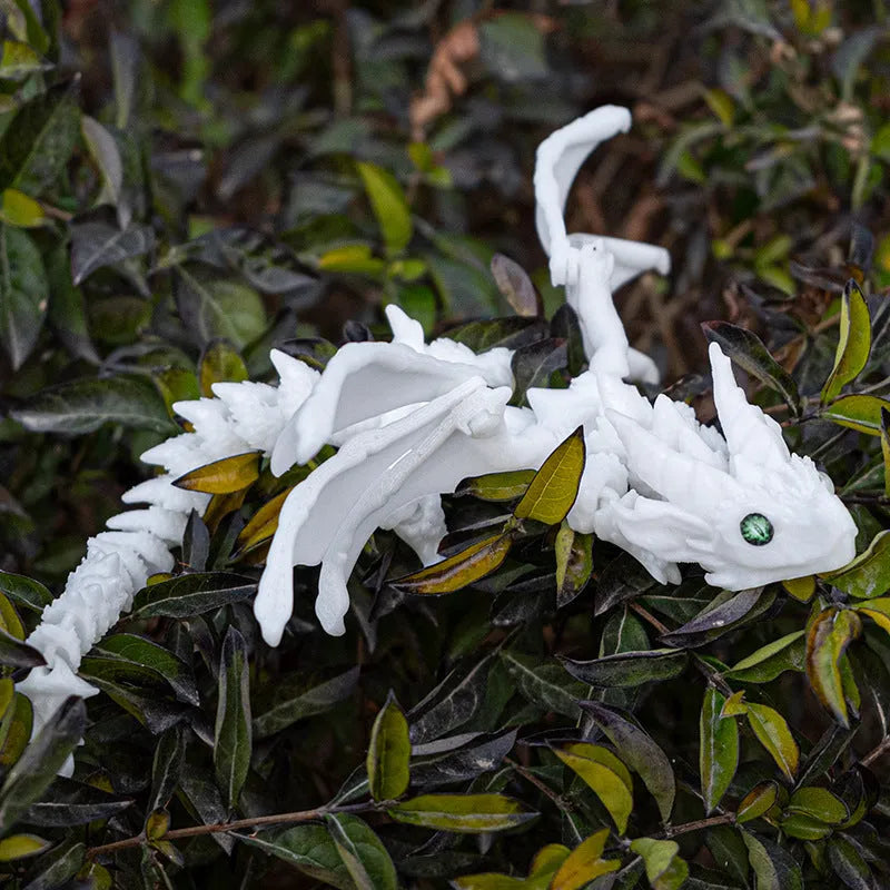 PLA plastic flying dragon wing decoration measuring 25x16x3cm in multiple colour finishes