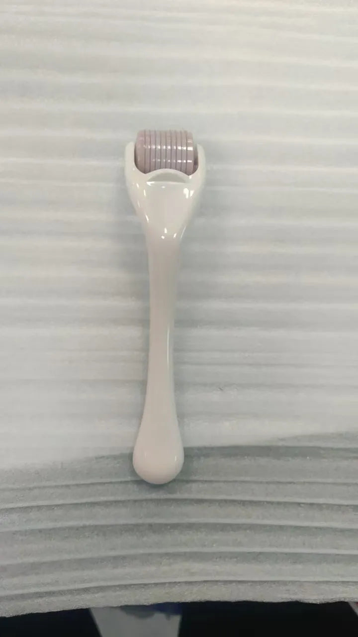 540 micro needle roller device showing multiple colour options and needle specifications for skincare treatments
