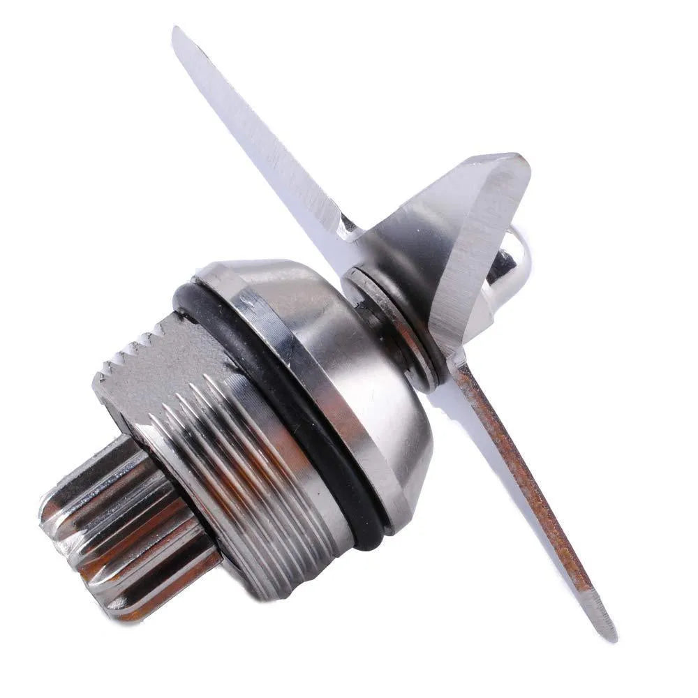 Mixer high hardness parts set including mixing knife and mushroom head with wrench, 10 by 7 cm, for soybean milk and grinding machines