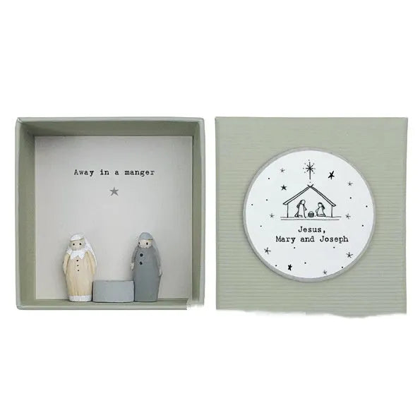 Guardian angel resin ornament with cartoon styling and modern simplicity design