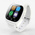 A black Bluetooth sports watch with a digital display, shown on a wrist.