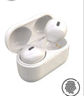 Invisible 9mm mini in-ear wireless Bluetooth earpiece in skin tone, white, or pink colour options.