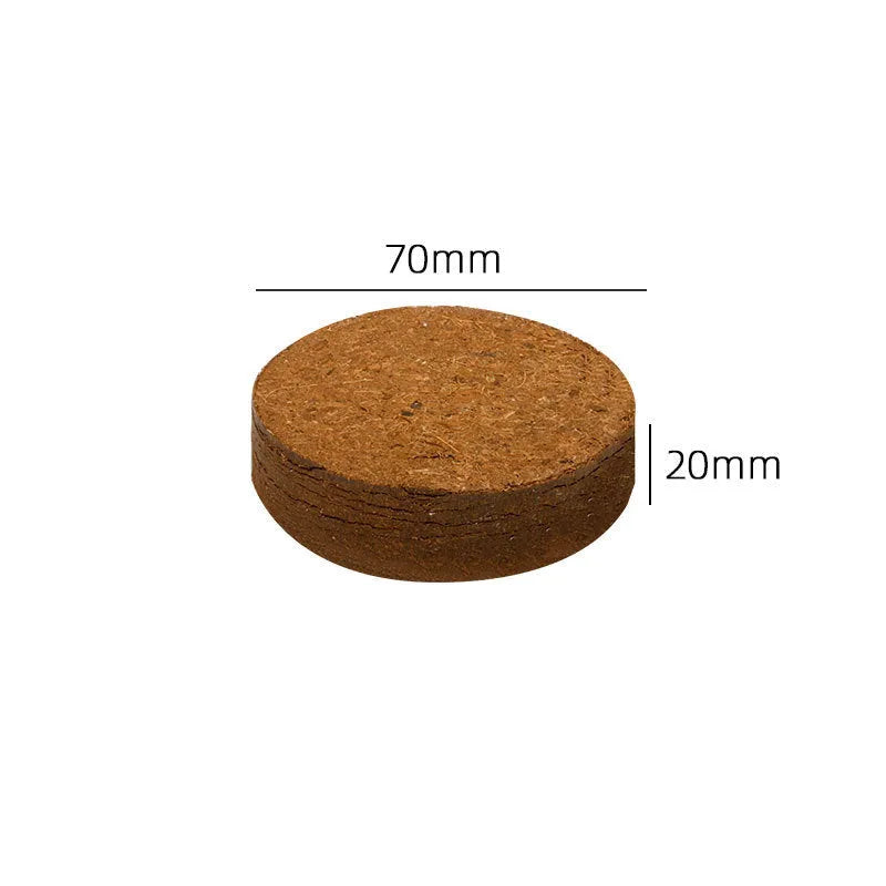 Nutrient soil blocks for vegetable planting with eight particle size options