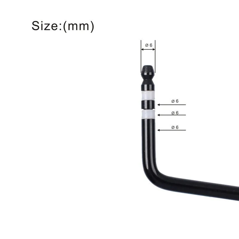 Guitar tremolo bar in black, gold, silver, and blue chrome finishes with direct plug-in design