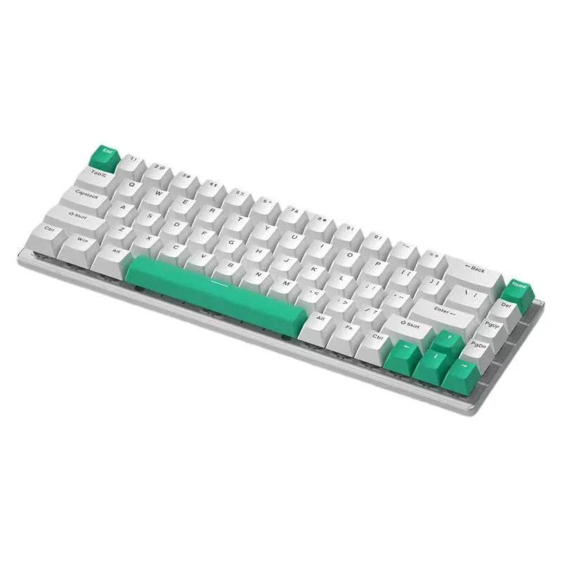 RGB light-emitting portable keypad with black and yellow colour scheme on white background