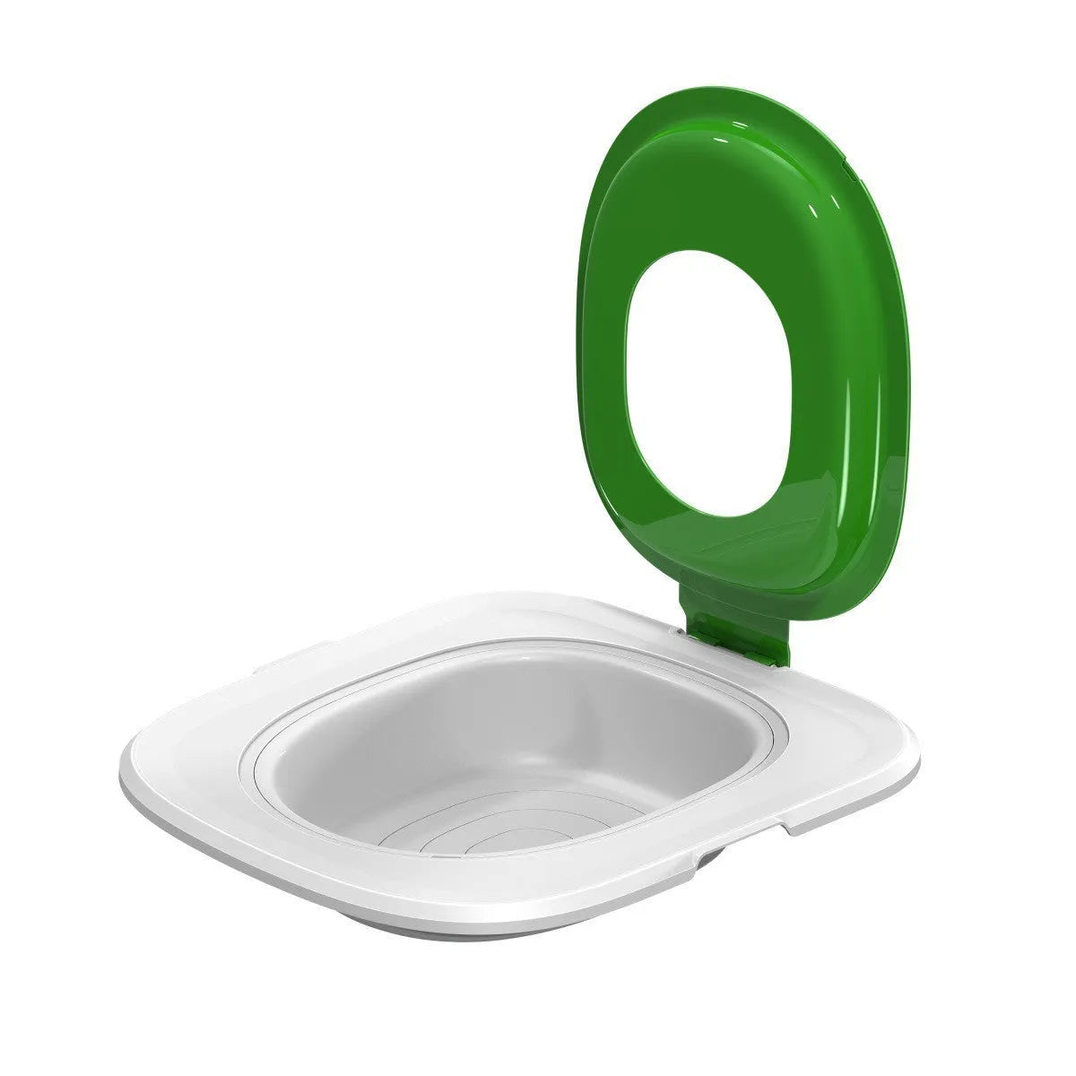 Fifth generation ABS plastic cat toilet trainer mat in blue colour.