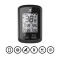 Black plastic waterproof bicycle stopwatch for cycling and sports timing
