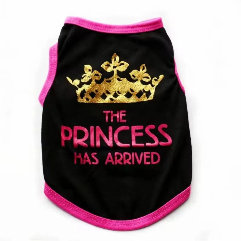 Cotton puppy vest in assorted colours and sizes for spring and summer wear