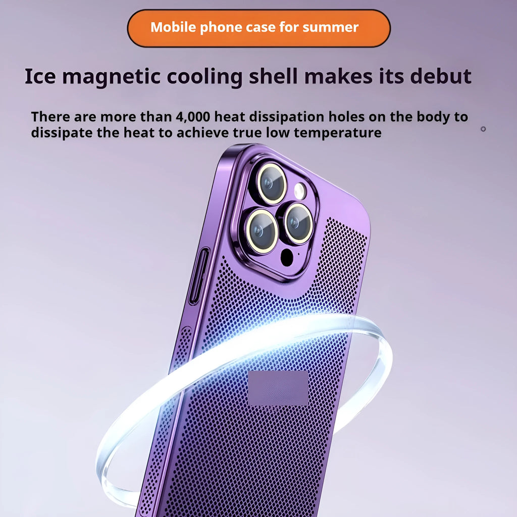 Electroplated all inclusive PC phone case for iPhone in black colour – anti-fall design