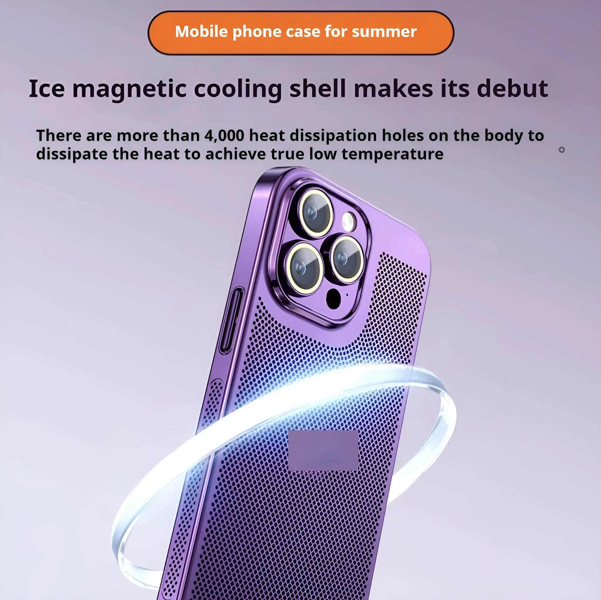 Electroplated all inclusive PC phone case for iPhone in black colour – anti-fall design