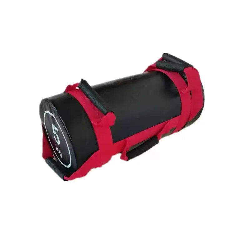 White PVC fitness training sandbag weight bag for gym strength workouts