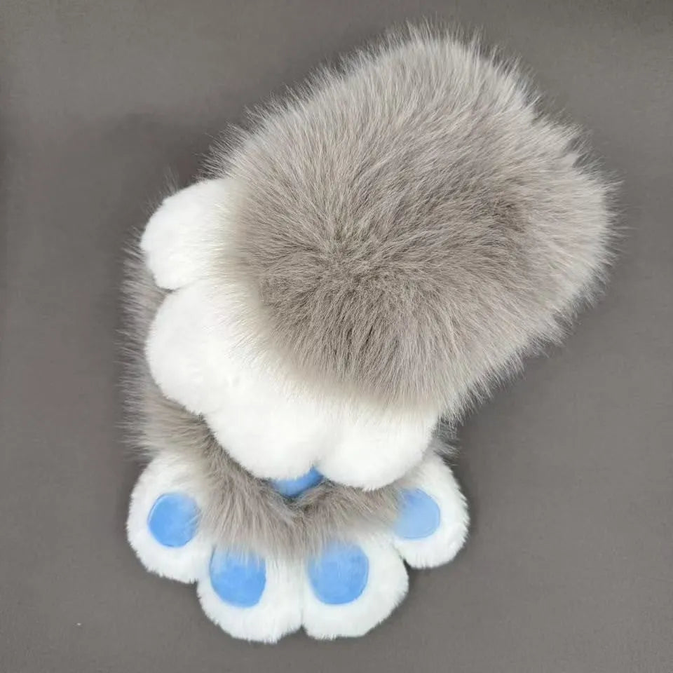 Colourful nylon animal claw cosplay gloves for costume decoration with free size fit