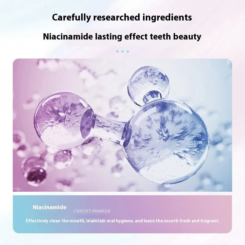 Diouni Nicotinamide Dazzling White Toothpaste 100g tube for adult teeth cleaning and whitening