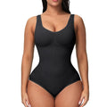 Seamless nylon corset bodysuit for waist support and body sculpting in five colour options