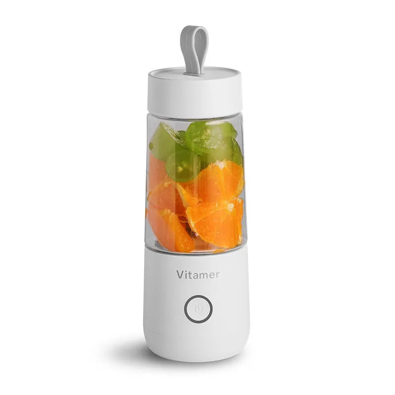 Dreamer Juice Cup portable blender 350ml pink white Tritan body with rechargeable base